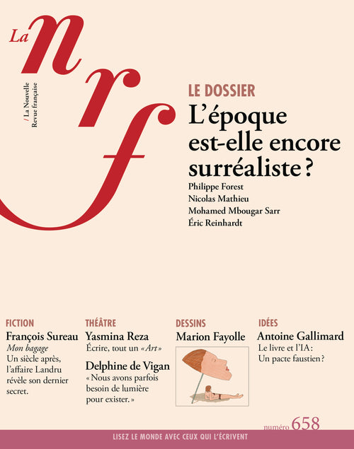 Même si le monde meurt, ou le tout grand voyage de Laurent Gaudé (Actes Sud), Ces filles qu’on attend de Claudine Galea (Éditions Espaces), L’acteur, ça se saurait s’il servait à quelque chose de Pierre Notte (Les Solitaires Intempestifs)